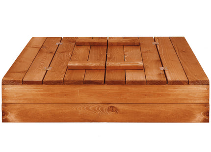 Zandbak - Met Deksel - Met Bank - Inclusief Gronddoek  - Geïmpregneerd - 98 x 94 CM