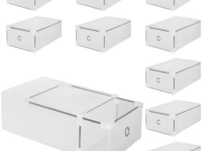 Schoenenbox | Sneakerbox | Kunststof | Transparant | 1 Stuk | 31 x 20,5 x 11 cm