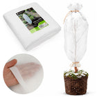 Vliesdoek - Plantenhoes -Plantenbescherming - 50g/M2 - 1.2x10 M - Wit