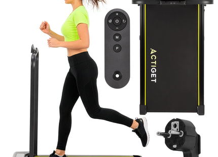 Loopband - 1-6 KM/U - Inklapbaar - Wandelband - Afstandsbediening  - Telefoonhouder - Smeerolie - 102 x 48 x 98 CM - 0,75 PK Motor