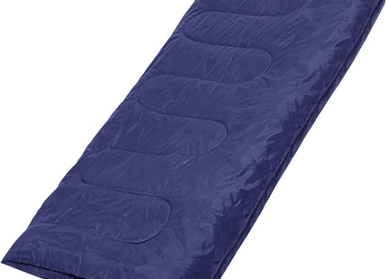 Slaapzak Kamperen - 190 x 73 cm - Dekenmodel - Inc. Draagtas - 8 t/m 20°C - Marineblauw