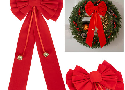 Kerststrik | Kerstversiering | Kerstdecoratie Voor Binnen en Buiten | Rood | 52 cm | 1 Stuk