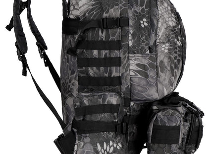 Rugzak | Backpack | Wandelrugzak | Tactical Backpack | 50 Liter | Camouflage | Grijs