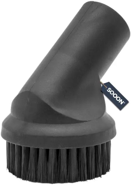 SQOON® plumeau stofzuiger accessoire - aansluiting 36 mm - nylon borstel Ø70 mm - ideaal voor delicate oppervlakken - niet draaibaar