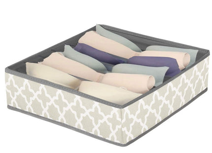 Lade Organizer | 7 Vakken | Grijs/Wit | 33 x 33 cm