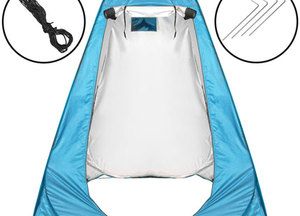 Pop-Up Tent - 1 persoons - Omkleedtent - Festival - Strand - 120 x 120 x 190 - Blauw
