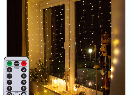 Lichtgordijn | IJspegel Verlichting | 300 LEDs | Warm Wit