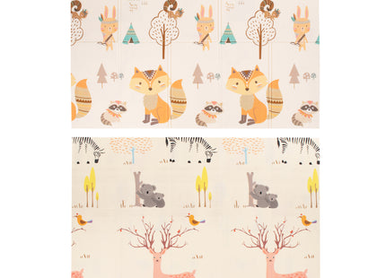 Speelmat | Speelkleed Foam | Opvouwbaar | Voertuigen | Dieren | Alfabet | Cijfers | 150 x 200 cm