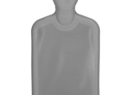 Warmwaterkruik- Pluche -Hoes - 2L - Inhoud - Pijnverlichting- Ontspanning -Grijs
