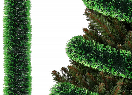 Kerstslinger | Guirlande | 6 m | Groen/Zwart