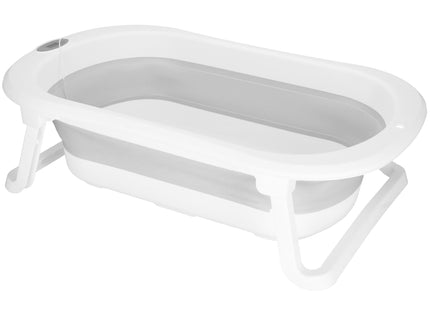 Opvouwbaar Baby Bad - Opvouwbaar - Draagbaar - Met Stop - Thermometer - Kussen - Tot 12 Maanden - 40 L - Wit - 79 x 49 x 22 cm