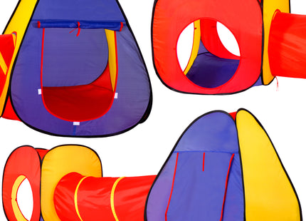 Tent - Inclusief Tunnel - Pop-up Tent - Speelgoed - Speeltent