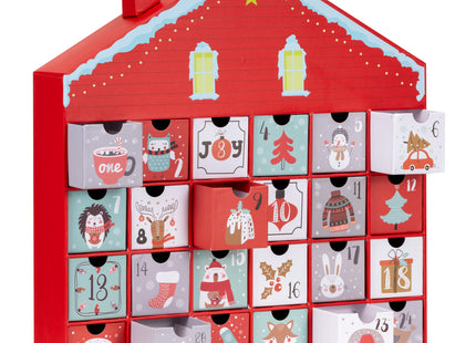 Adventskalender | 24 Delig | Papier | Kerstboom