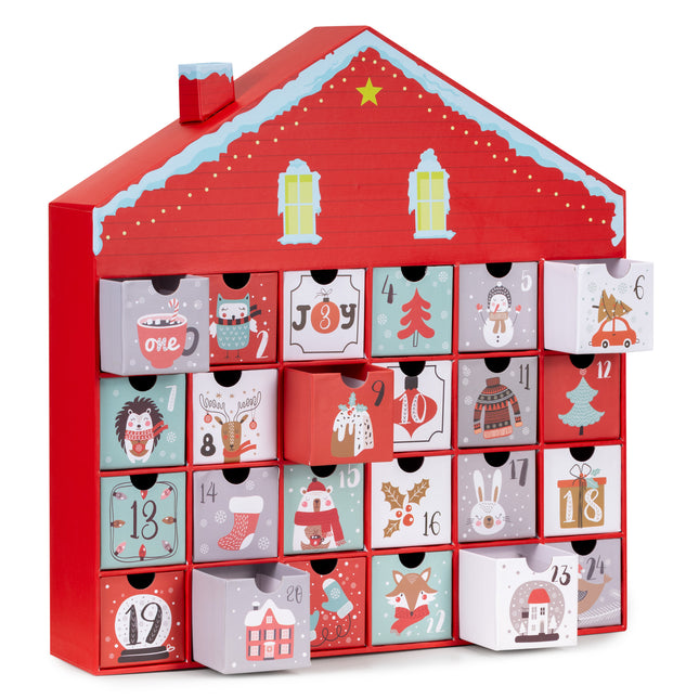 Adventskalender | 24 Delig | Papier | Kerstboom