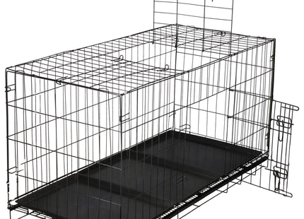Hondenbench | Bench | Hond / Kat | 130 x 61 x 70 cm | Zwart