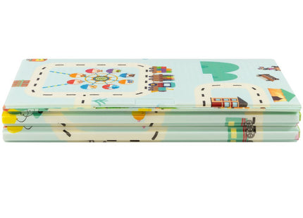 Speelmat | Speelkleed Foam | Opvouwbaar | Dieren | Straten | 150 x 200 cm