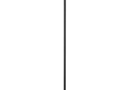 Traphekje | 75 - 89 cm | Traphek | Veiligheidshekje | Metaal | Hout | Zwart/Bruin