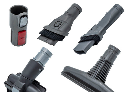 SQOON® – Universele borstelset geschikt voor Dyson V6 / V7 / V8 / V10 / V11 / DC30 / DC31 / DC59 series – 6-delig