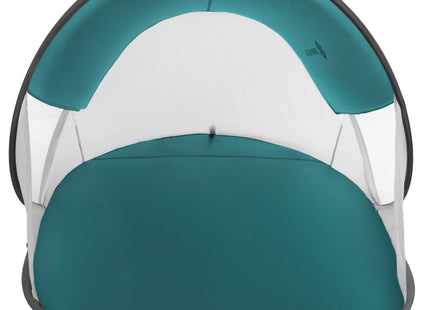 Strandtent | Pop-Up Strandtent | UV Filter | Inclusief Draagtas | Polyester | 190 x 120 x 100 cm | Turquoise | Grijs | Wit