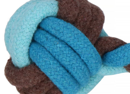 Hondenspeelgoed - Bijtring - Honden - Touw - 17 cm - Blauw