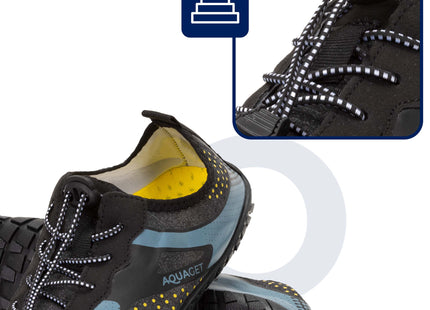Waterschoenen - AQUA Shoes - Sneldrogend - Rubber - Unisex - Zwart/Blauw - Maat 41