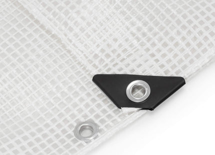 Afdekzeil | Dekzeil | Zeildoek | Waterdicht | PVC | 3 x 4 m | 100 g/m2 | Transparant