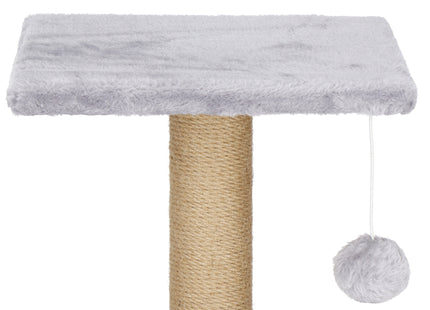 Krabpaal - 3 Etages - Voor Katten - Meubelbescherming - 31X31X62 cm - Grijs