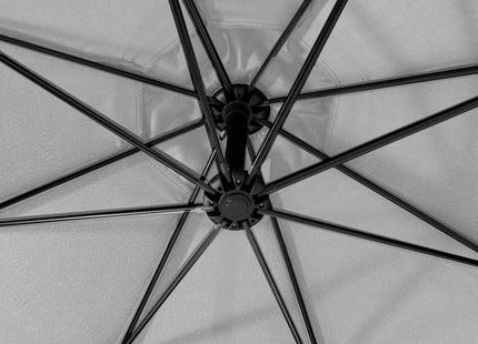 Parasol | Parasols | Kantelbaar | Met Ventilatie | Lichtgrijs | 290 cm