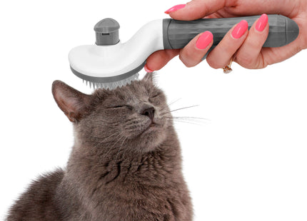 Slicker | Hondenborstel | Kattenborstel | Zelfreinigend | RVS