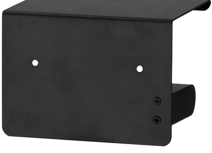 WC Rolhouder | Toiletrolhouder Met Plank | Staal | 14x10x10 cm | Zwart