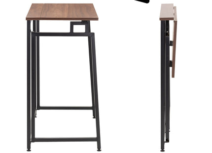 Bureau – Werkbureau – Computer Bureau – Bureautafel – Opklapbaar –  80 X 75 X 40 CM – 30 Kg - Hout - Metaal