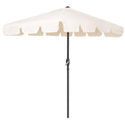 Parasol | Parasols | Kantelbaar | Met Ventilatie | Ecru | 200 X 130 cm