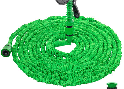 Tuinslang | 15-45 m | Magic Hose | Flexibele Tuinslang | Sproeikopvergrendeling | Groen