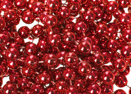 Kerstslingers | Kralenslingers | Kerstversiering | 10 m | Rood