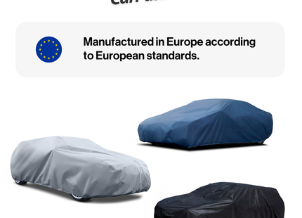 CarPassion Premium Autohoes - Beschermhoes - Waterdicht & Vorstbestendig - Maat XXXL - Blauw - 455  x 485 cm