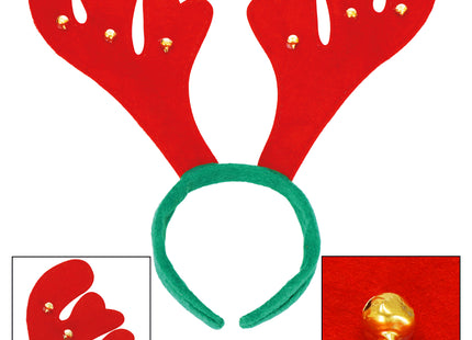 Hoofband | Haartooi | Rendier Gewei | Kerstversiering | Belletjes | Kerst