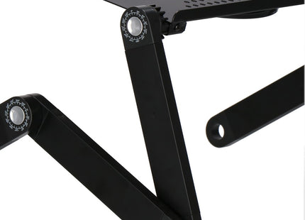 Laptop Standaard | Laptop tafel | Laptop Cooler | 48 x 26 cm | Zwart