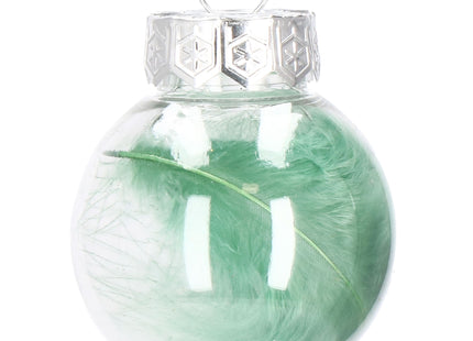 Kerstballen | Transparant | 24 Stuks | 5 cm | Groen