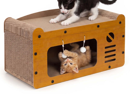 Krabpaal - Voor Katten - Meubelbescherming - 56 x 27,5 x 30 cm - Bruin