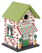 Vogelhuis - Vogelvoederplek - Staand  - Meerkleurig - Pizzeria - 14 x 13 x 22