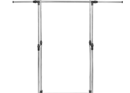 Kledingrek - 2 - Delig -Schoenenrek - Aluminium - Kunststof - 45x150x155 CM