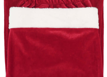 Kerstman Kostuum | Kerstman Pak | Verkleedkleding | 11-Delig | Rood/Wit/Zwart | Unisex