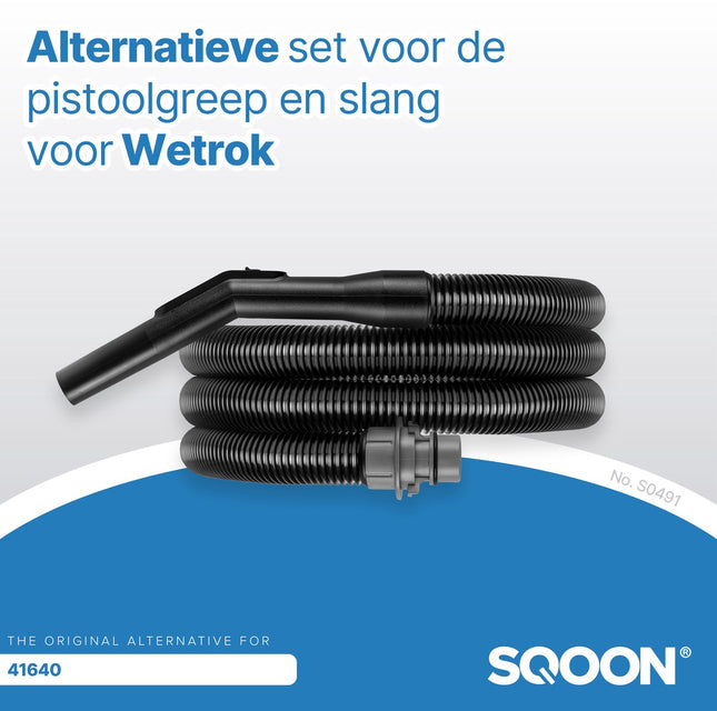 SQOON® Stofzuigerslang Geschikt voor Wetrok Durovac / Comfort – Vervangt 41640
