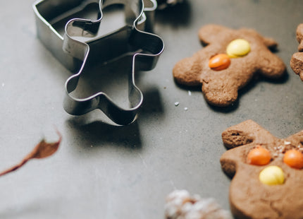 Koekjesvormen - Uitsteekvorm - Kerstkoekjes - Zilver- 10 Stuks