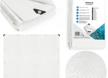 Afdekzeil | Dekzeil | Zeildoek | Waterdicht | PVC | 3 x 4 m | 100 g/m2 | Transparant