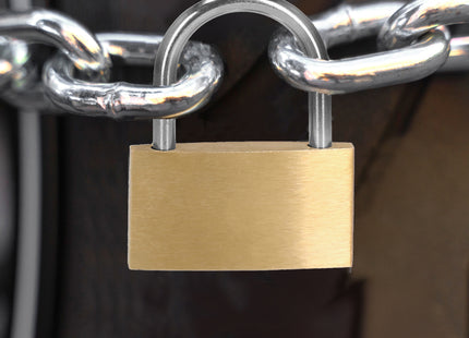 Hangslot - Slot - Sleutels - Bagage - Goud