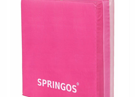 Fitnessmat | 3 Delig | 180 x 60 x 5.5 cm | Roze Tinten