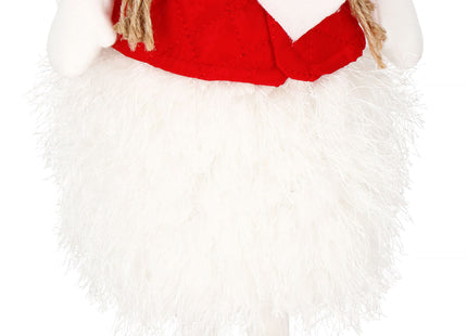 Kerstdame - Kerstversiering - Rode Kabouter - 50 cm