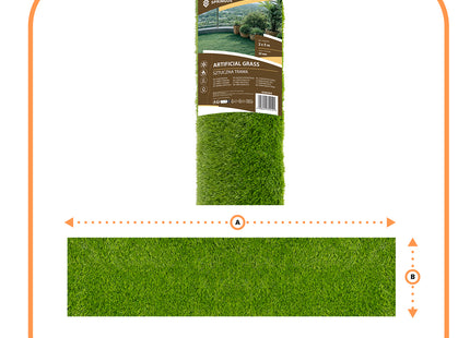 Kunstgras - Terras - Balkon -Tuin - Zacht - 2 x 5 m - 32 mm