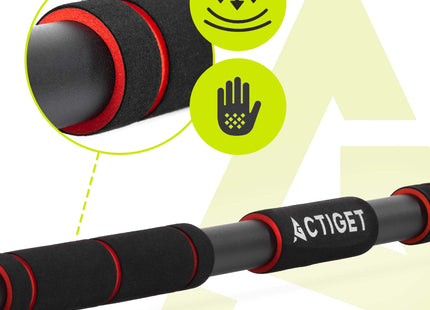Pull Up Bar - Optrekstang - Telescopisch - Verstelbaar - Staal - Zwart - 82-130 CM - 300KG